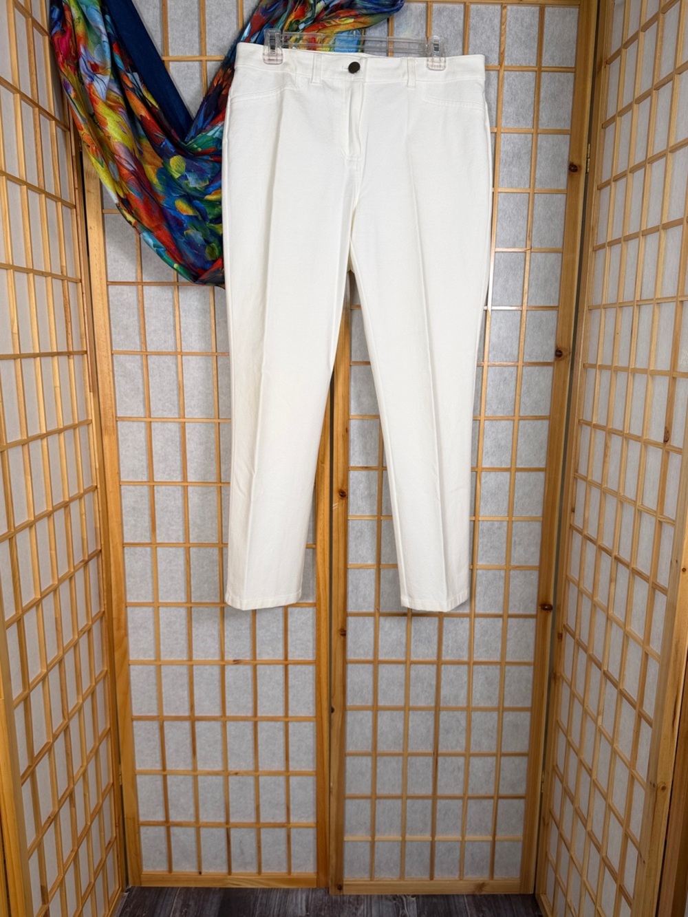 Chico's White Skinny Stretch Jeans for Women